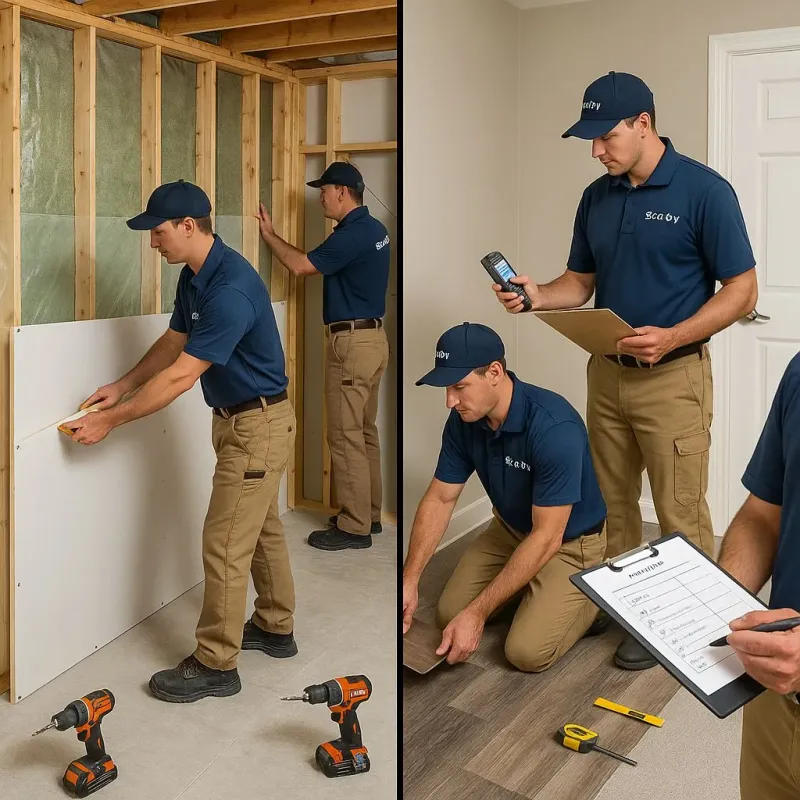 Repairs and Reconstruction process in Mound City, SD